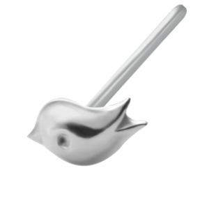 .925 Sterling Silver Bird Nose Stud