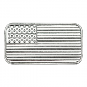 American Flag .999 Silver Bar (1g)