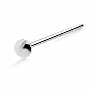 .925 Sterling Silver Simple Nose Stud