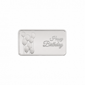 HAPPY BIRTHDAY .999 Fine Silver Bar (5 Grams)