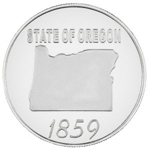 State Of Oregon .999 Silver Round (5 Grams)