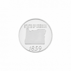 State Of Oregon .999 Silver Round (5 Grams)