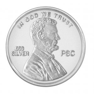 Lincoln Shield Tribute Penny .999 Fine Silver Round (1 Gram)