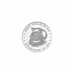 Don't Tread On Me Round .999 Fine Silver (31.1 Grams)