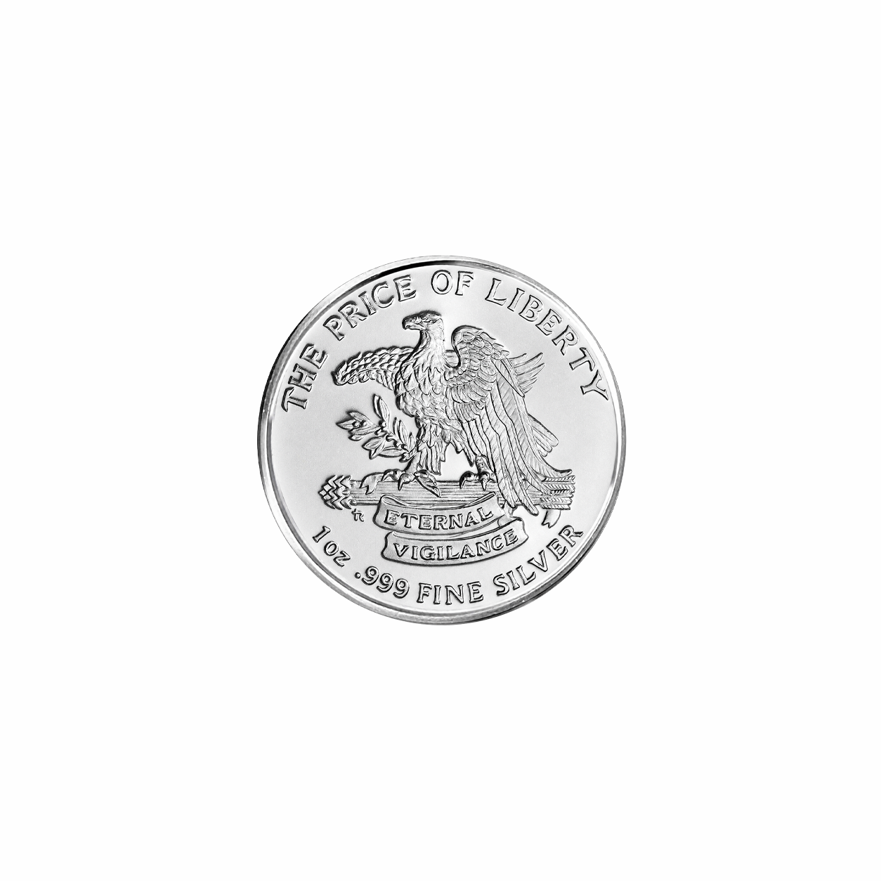 Don’t Tread On Me Round .999 Fine Silver (31.1 Grams) back