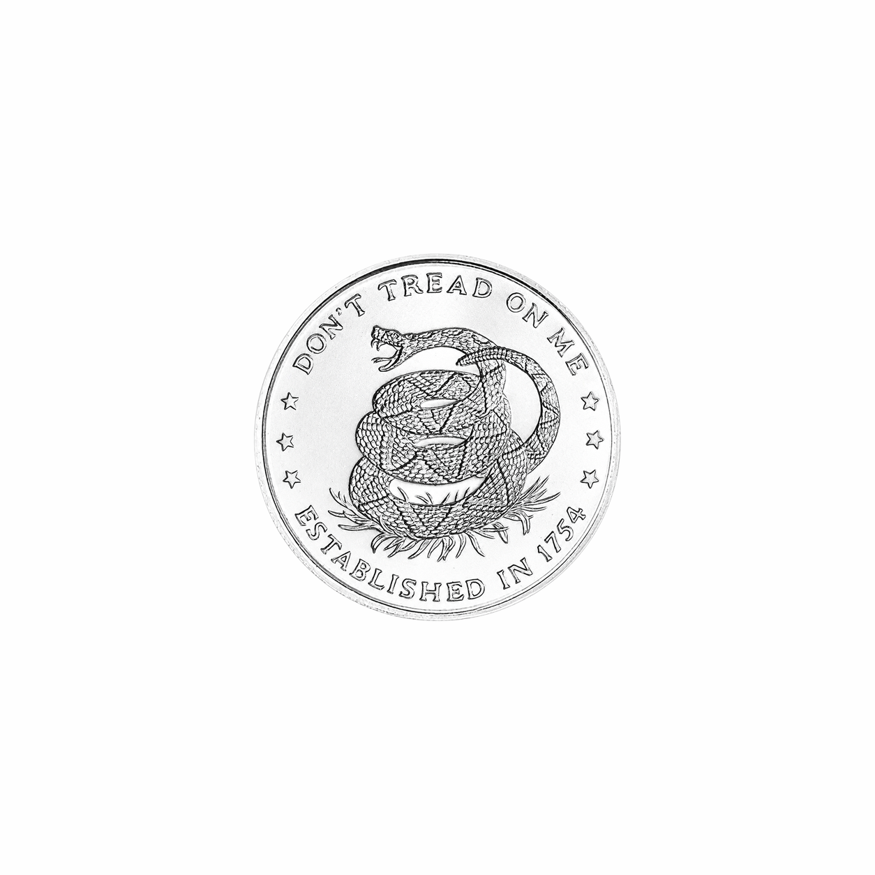 Don’t Tread On Me Round .999 Fine Silver (31.1 Grams)