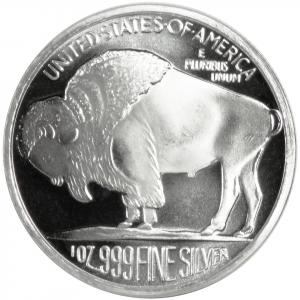 Buffalo Round .999 Fine Silver (31.1 Grams)