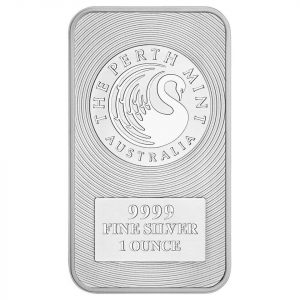 Australia Perth Mint Silver Kangaroo .9999 Fine Silver Bar (31.1 Grams)