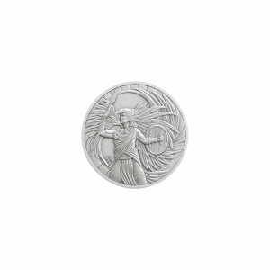 Aztec Eagle Warrior .999 Fine Silver Round (31.1 Grams)