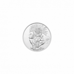 Aztec God of Death .999 Fine Silver Round (31.1 Grams)