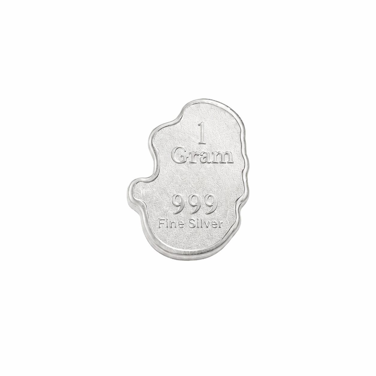 Christmas- Snowman .999 Fine Silver Bar (1 Gram) Full Color Back