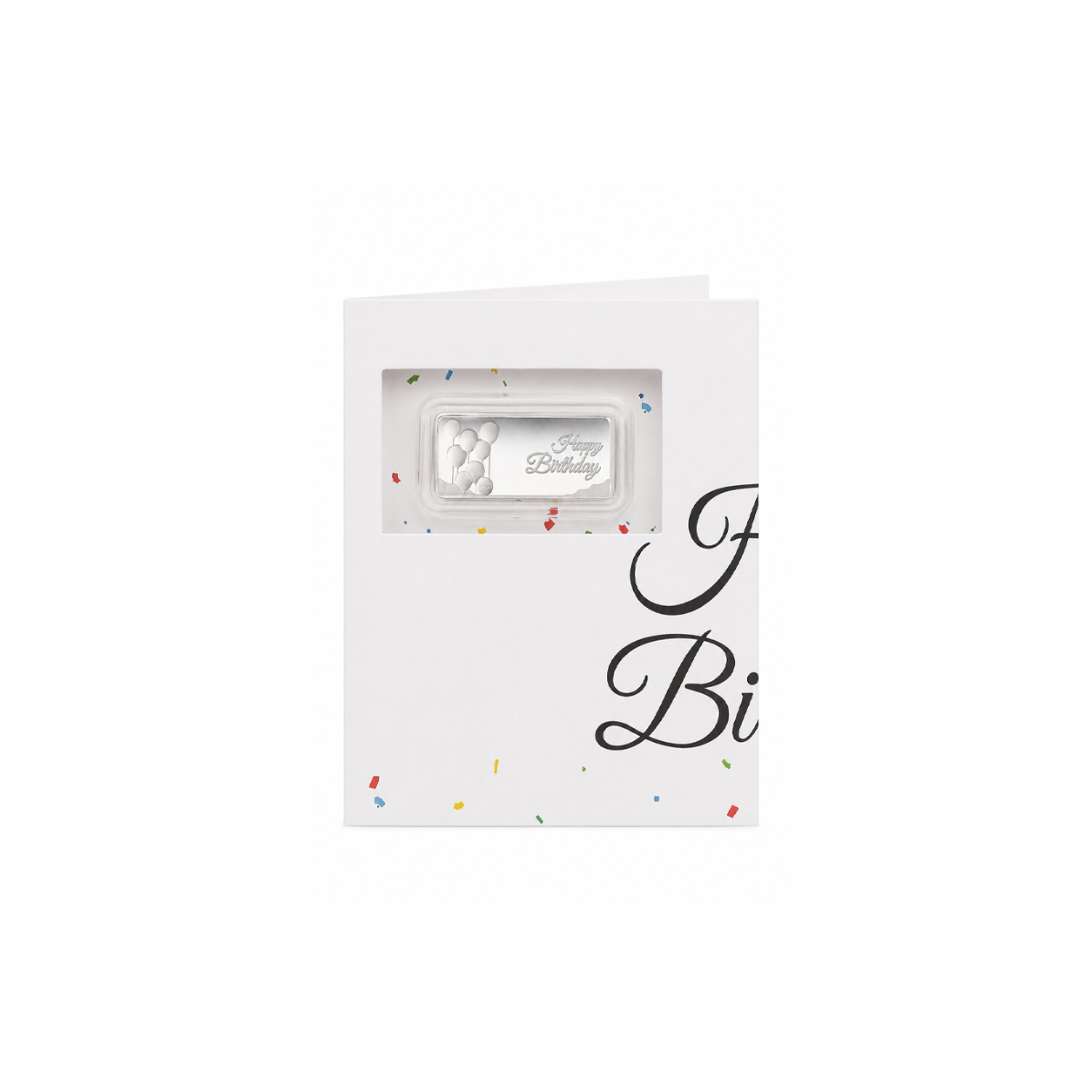 HAPPY BIRTHDAY .999 Fine Silver Bar with Birthday Card (5 Grams) 3