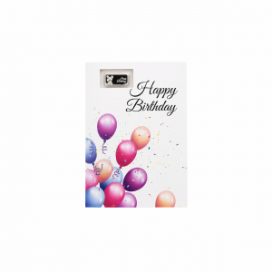 HAPPY BIRTHDAY .999 Fine Silver Bar with Birthday Card (5 Grams)