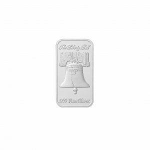 Liberty Bell .999 Silver Bar (1 Gram)