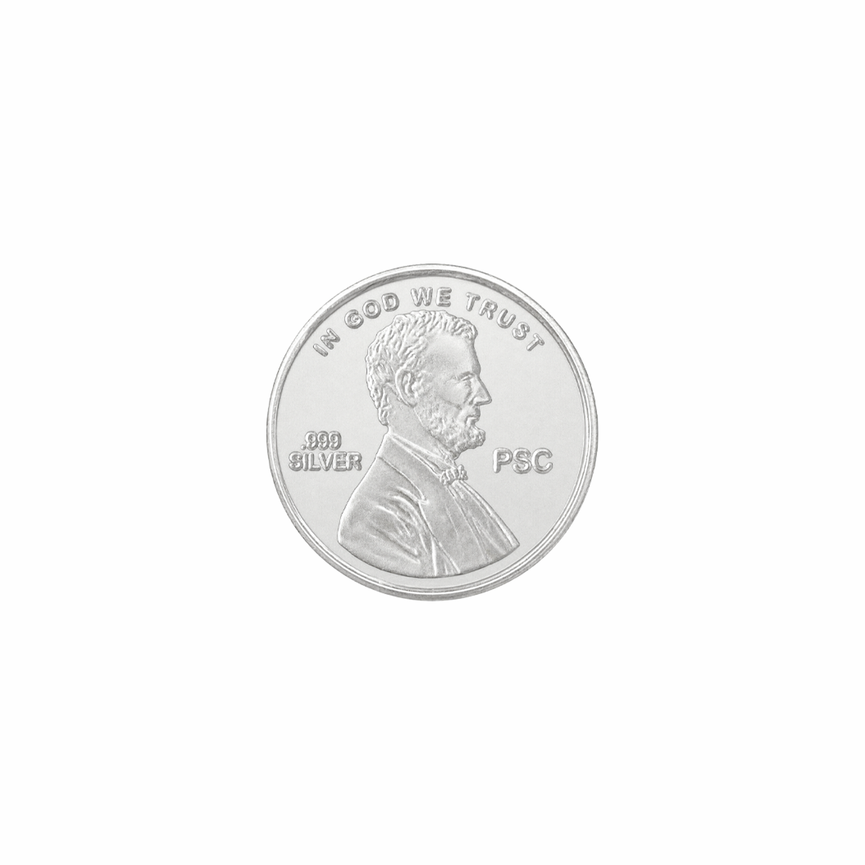 Lincoln Shield Tribute Penny .999 Fine Silver Round (1 Gram)