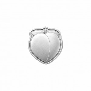 Peach Emoji .999 Silver Bar (1 Gram)
