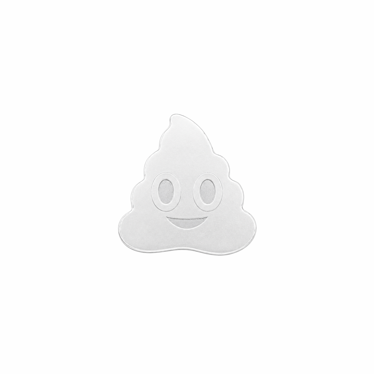 Poop Emoji .999 Silver Bar (1 Gram)