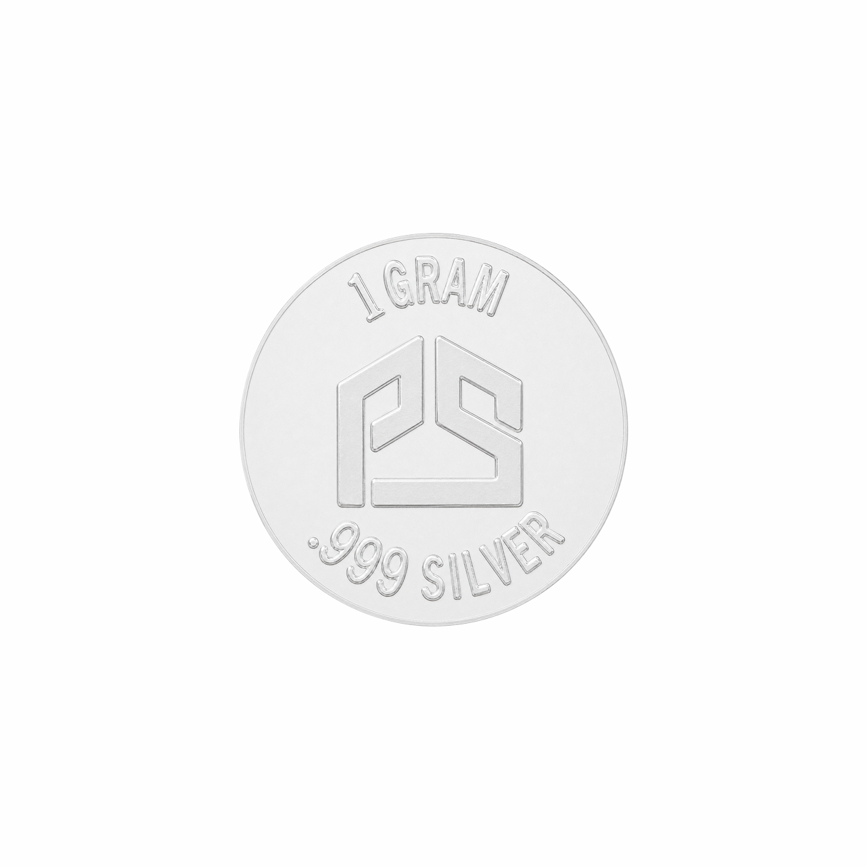 Smiley Face .999 Silver Round (1 Gram) back