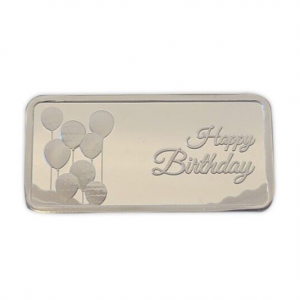 HAPPY BIRTHDAY .999 Fine Silver Bar (5 Grams)
