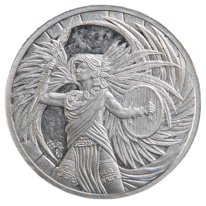 Aztec Eagle Warrior .999 Fine Silver Round (31.1 Grams)