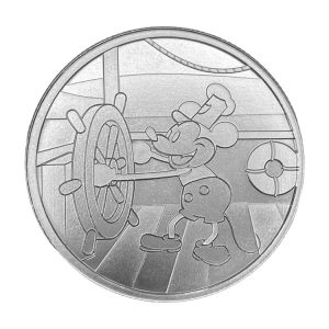 Steamboat Willie Round .999 Fine Silver (31.1 Grams)