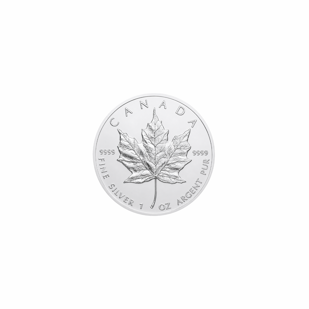 2013 Canadian Maple Leaf BU .999 Silver Coin (31.1 Grams) 2