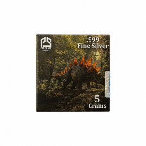 Dinosaur Series: Stegosaurus   .999 Silver (5 Grams) Color Surprise