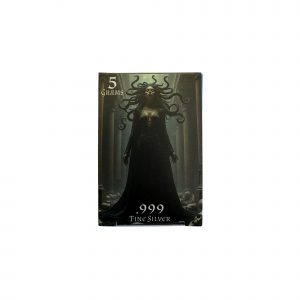 God's Series: Medusa .999 Silver (5 Grams) Color and 24K Gold-Plated Surprise