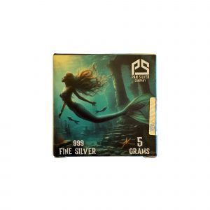 Pirate Series: Mermaid .999 Silver (5 Grams) Color and 24K Gold-Plated Surprise