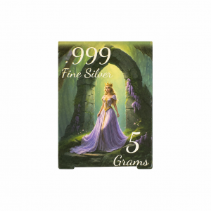 Princess  .999 Silver (5 Grams) Color and 24K Gold-Plated Surprise