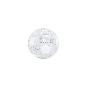 Soccer Ball .999 Silver Round (1 Gram)
