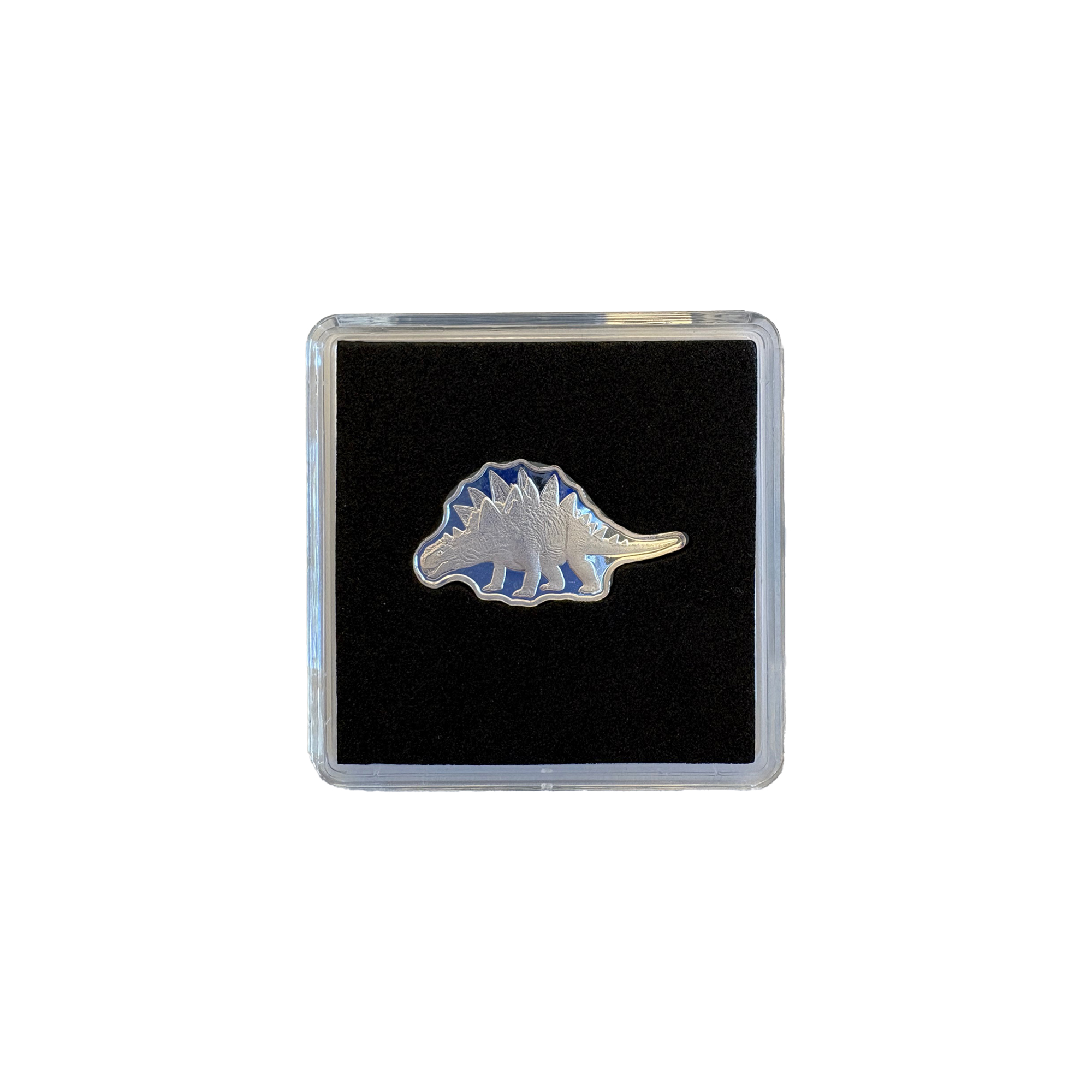 Stegosaurus .999 Silver (5g) (Dinosaur Series) Front side