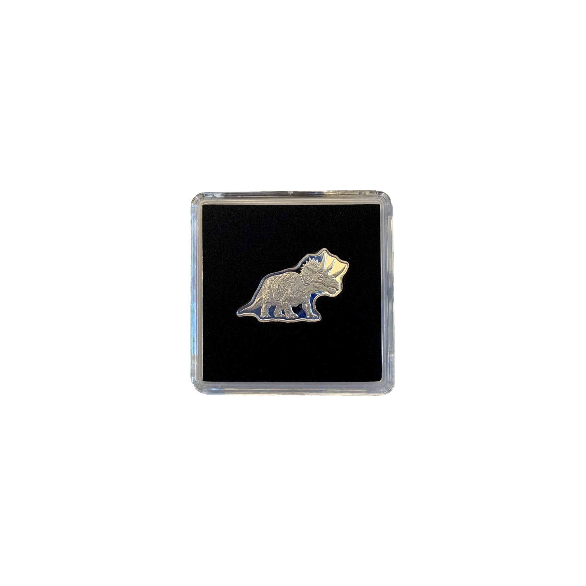 Triceratops .999 Silver (5g) (Dinosaur Series) front bar