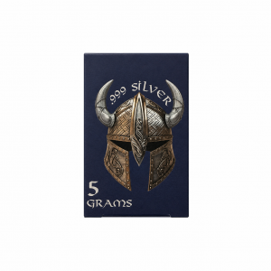 Viking Helmet  .999 Silver  (5 Grams)