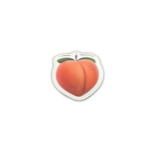 Peach Emoji .999 Silver Bar (1 Gram) Full Color