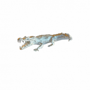 .999 Fine Silver Alligator (3D) (21 Grams)