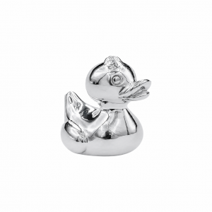 .999 Silver Rubber Duck (3D) (20 Grams)