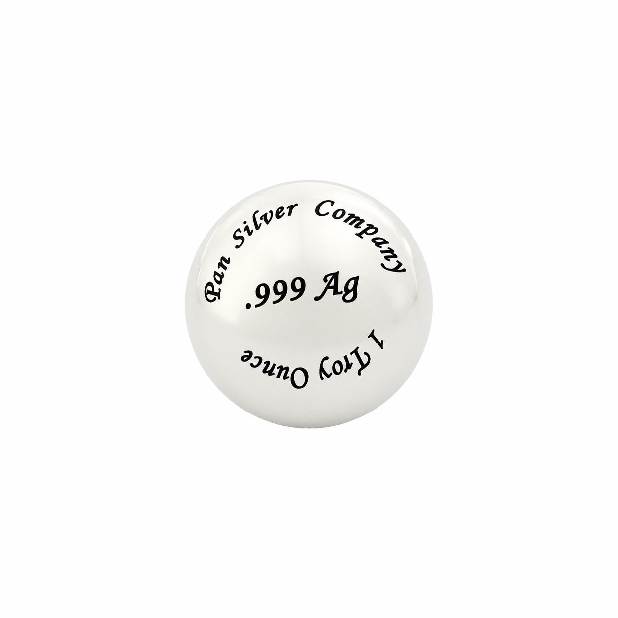 999 Silver Sphere (Ball) (31.1 Grams) 2