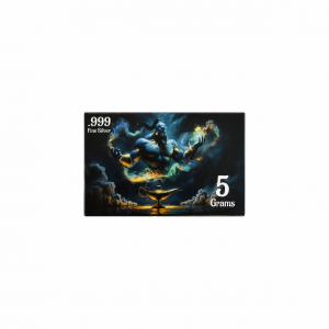 Aladdin Series: Genie .999 Fine Silver (5 Grams) Color and 24k Gold-Plated Surprise
