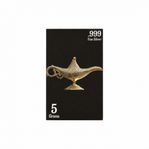 Aladdin Series: Lamp  .999 Silver (5 Grams) Color and 24K Gold-Plated Surprise