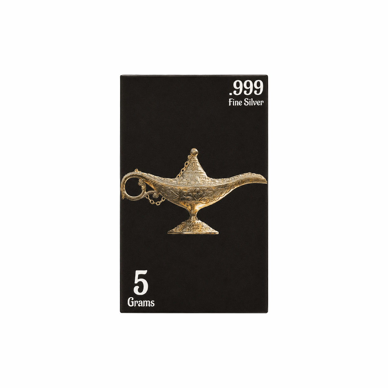 Aladdin Series: Lamp .999 Silver (5 Grams) Color and 24K Gold