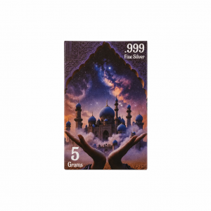 Aladdin Series: Palace  .999 Silver  (5 Grams) Color and 24K Gold-Plated Surprise