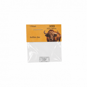 Buffalo  .999 Silver Bar  (1 Gram) Packaged