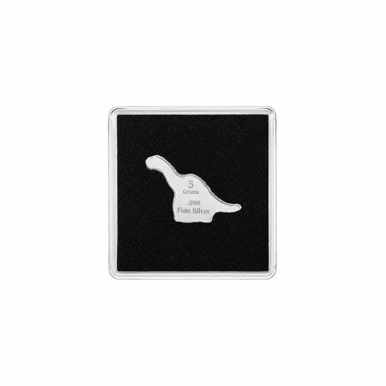 Dinosaur Series- Brontosaurus .999 Silver (5 Grams) Color Surprise back bar