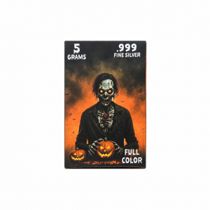 FULL COLOR SkinWalker Zombie .999 Silver  (5 Grams) (Halloween Series)