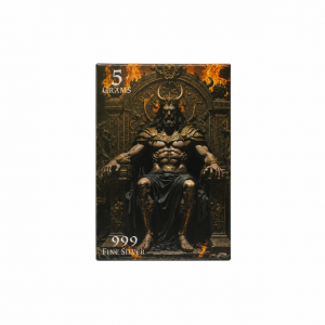 God's Series: Hades  .999 Silver (5 Grams) Color and 24K Gold-Plated Surprise