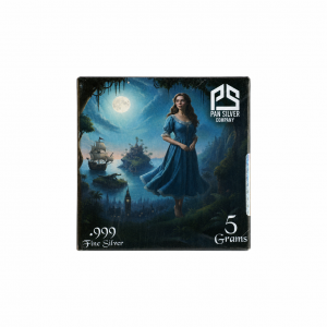 Peter Pan Series : Wendy Darling .999 Fine Silver (5 Grams) Color and 24K Gold-Plated Surprise