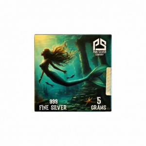 Pirate Series: Mermaid .999 Silver (5 Grams) Color and 24K Gold-Plated Surprise
