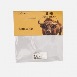 Buffalo  .999 Silver Bar  (1 Gram) Packaged