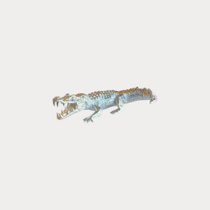 .999 Fine Silver Alligator (3D) (21 Grams)